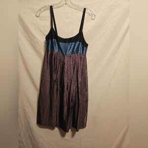 BCBGMaxazria Coctail Dress Women's Size 2, Black,Blue,Grey Colorblock